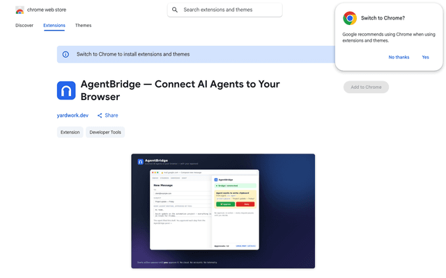 AgentBridge screenshot
